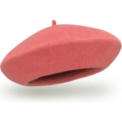 Tonak Flora vlněný baret Růžový