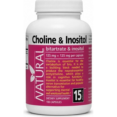 NuLab Cholín Inozitol 125 mg 125 mg 100 kapsúl