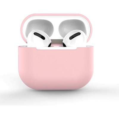 HQWear AirPods 2 / AirPods 1 мек силиконов калъф за слушалки, розов, (калъф C) (9145576238530)