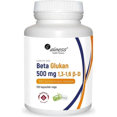 Aliness beta glucan yestimun 1,3-1,6 500 mg 100 vegetariánskych kapsúl