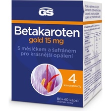 GS Betakaroten Gold 15 mg 2x120 kapslí