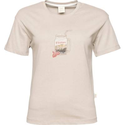 Chillaz Дамска тениска Chillaz Women's Leoben Mountains to Go T-shirt - Beige - размер 42 (EU) (916-5067-0116)