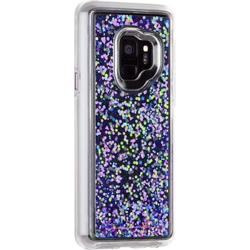 Case-Mate Glow Waterfall Case - дизайнерски кейс с висока защита за Samsung Galaxy S9 (лилав)