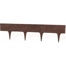 Gardenplast Zahradní palisáda Stone Palisade 9,5 cm / 0,8 m hnědá 1 ks