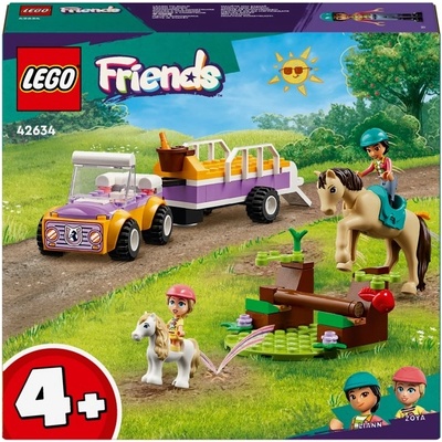 LEGO® Friends 42634 Přívěs pro přepravu koní a poníků – Zbozi.Blesk.cz