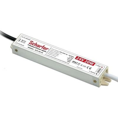 Ledshopik LED zdroj Scharfer SCH-20-24V 24V 20W 0,83A IP67 7 let záruka