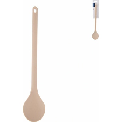 ORION Vařečka kulatá 28 cm, silikon, béžová