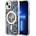 GUESS Кейс Guess GUHMP14SHLEOPWB за iPhone 14 6.1", син / син, твърд, Leopard MagSafe (GUE002771-0)