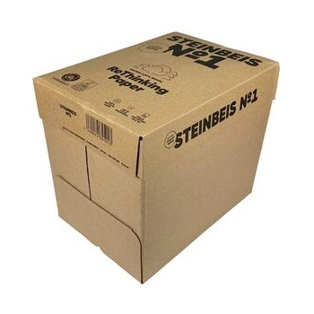 Steinbeis Копирна хартия N1, ISO 55, 100% рециклирана, A4, 80 g/m2, 500 листа, 5 пакета (STEINBEIS N1 5ПАК.)