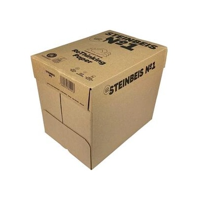 Steinbeis Копирна хартия N1, ISO 55, 100% рециклирана, A4, 80 g/m2, 500 листа, 5 пакета (STEINBEIS N1 5ПАК.)