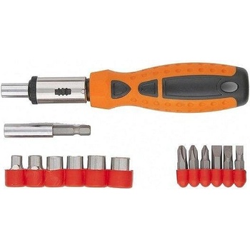 Sparta Отвертка реверсивна, комплект битове и вложки, 14 части, sparta 1155657 (1155657)