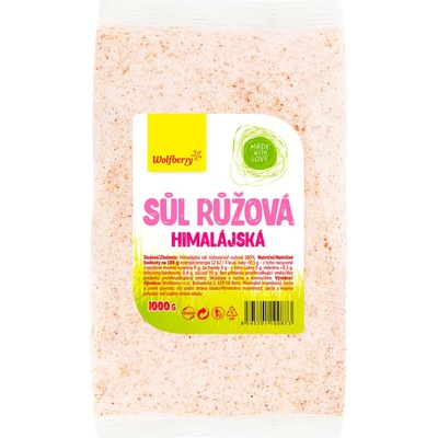 Wolfberry Himalájská sůl růžová 1 kg