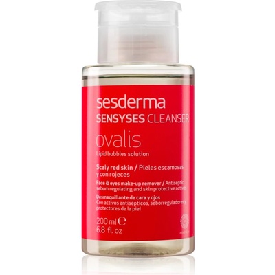 Sesderma Sensyses Cleanser Ovalis лосион за почистване на фон дьо тен за чувствителна и зачервена кожа 200ml