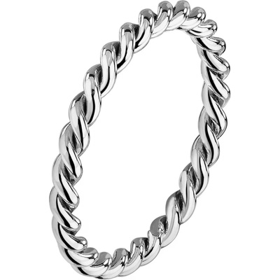 La Petite Story Minimalistický pozlacený prsten s pleteným designem Ring LPS03AVV1301