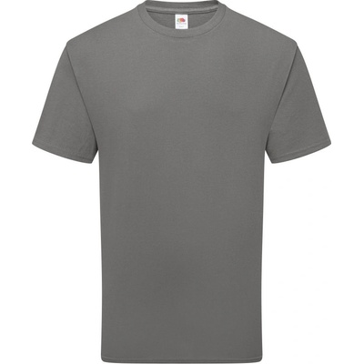 Fruit of the Loom tričko Pure Cotton T těžká bio bavlna krátký rukáv COT161362a3701-light graphite