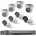 HIKVISION Комплект 8 бр. 2Mpx IP камери и NVR с PoE