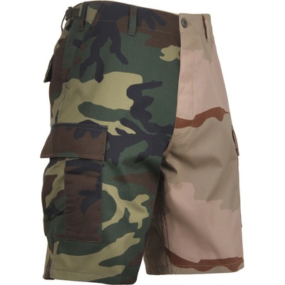 Šortky Rothco dvoubarevné BDU woodland 3-Col desert camo