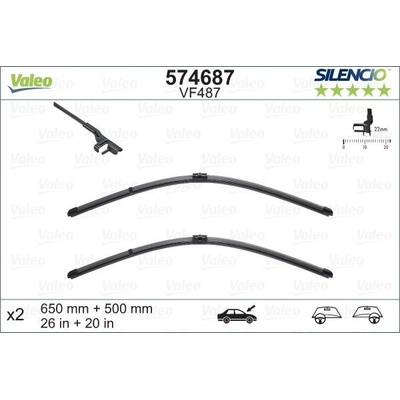 Valeo Silencio X-TRM 650+500 mm VA 574687