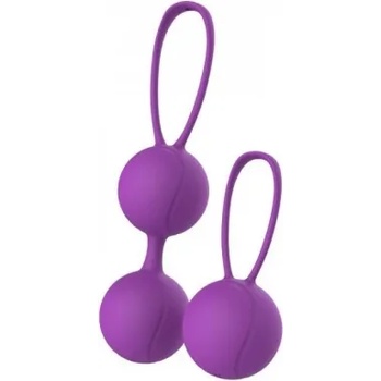 Toyz4Lovers Вагинални топчета от медицински силикон Clim Balls лилави