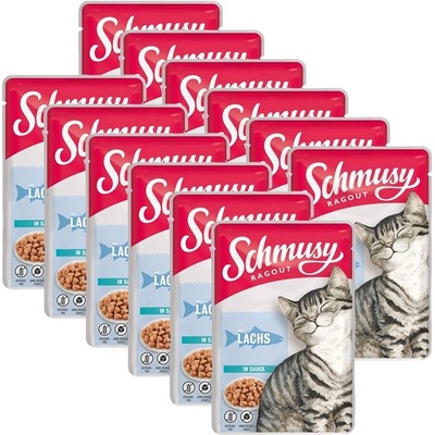 Schmusy Ragout losos v omáčce 12 x 100 g