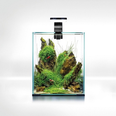 Aquael Shrimp Day & Night 20 Akvarijný set čierny 19 l