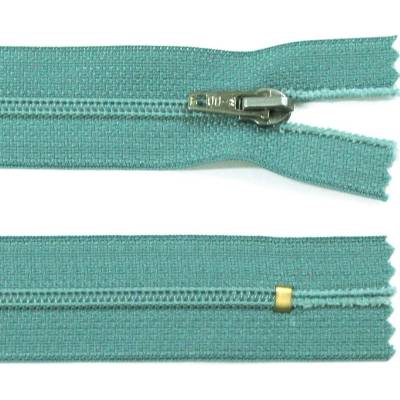 Spirálový zip no.3 nerozepínací 25cm - více barev color: 617 vodová modro-zelená