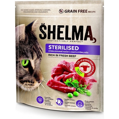 Shelma cat Freshmeat Sterilised beef grain free 750 g