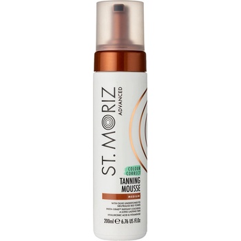 St. Moriz Advanced Colour Correct Tanning Mousse Medium tónovaná samoopalovací pěna 200 ml