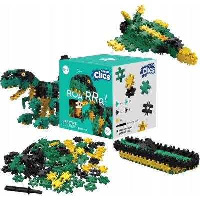 Clics Toys Ekologická stavebnica Nano Kreatívny staviteľ 125 ks
