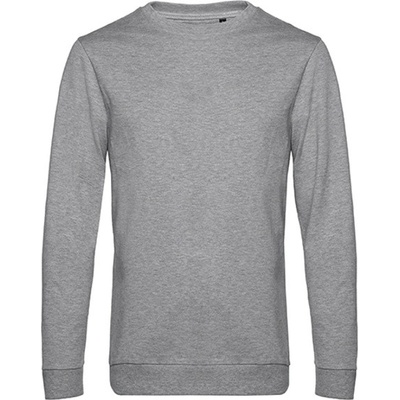 B&C Unisex mikina WU01W Heather Grey