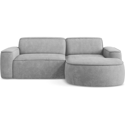 makamii Светлосив шенилов ъглов диван (десен ъгъл) Omao - Makamii (OMAO_RC_S_61_P1_C1)