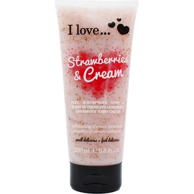 I love Strawberries & Cream Exfoliating Shower Smoothie 200 mL