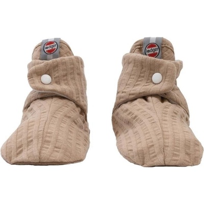 Lodger priedušné capáčky Slipper Seersucker Beige