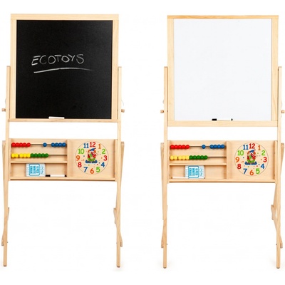 EcoToys Vzdelávacia magnetická tabuľa s počítadlom