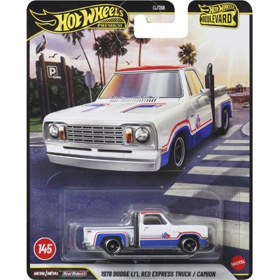 Mattel Hot Wheels Premium Boulevard 1978 Dodge Li and Red Express Truck