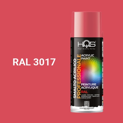 HQS akrylová farba v spreji 400 ml RAL 3017 lesklá
