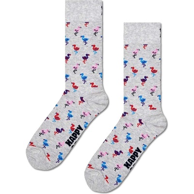 Happy Socks Чорапи Happy Socks Flamingo Sock в сиво (P000715)