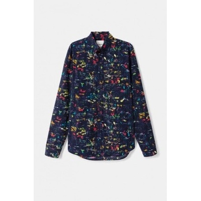 Desigual Roque pánská košile 5000 Navy 20WMCW36 20WMCW36