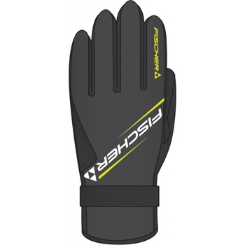 Fischer Performance rukavice čierne/žlutá