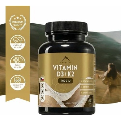 Hrotlife Vitamin D3 + K2 5000 IU 90 kapsúl