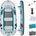 Bestway Надуваема лодка Bestway Adventure Elite X5 65159, 364x166 см