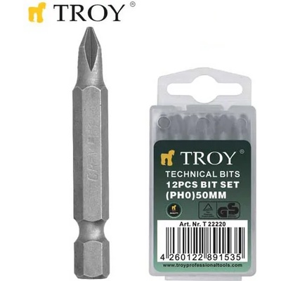 TROY Накрайници за отвертка (PH3x50mm) (T 22223)
