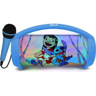 Lexibook bluetooth reproduktor Stitch s mikrofonem svítící