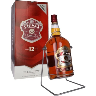 Chivas Regal stojan 12y 40% 4,5 l (darčekové balenie kolíska)
