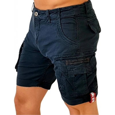 Alpha Industries pánske cargo šortky CREW short rep blue modrá