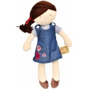 Bonikka látková 32 cm Ruby modré jeansové šaty