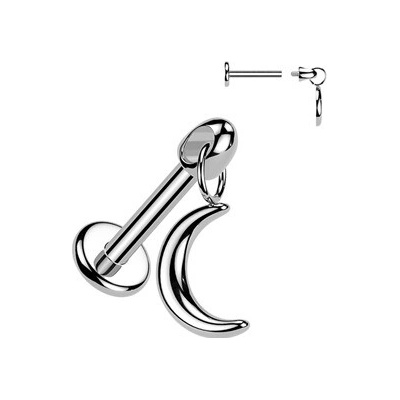Šperky4U Piercing do brady labreta Titan TIT1448-1206