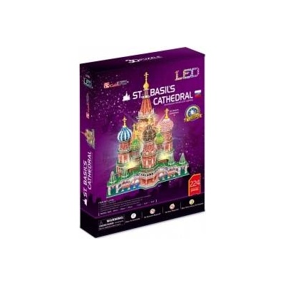 CubicFun 3d led cathedral puzzle sw. basils - l519h