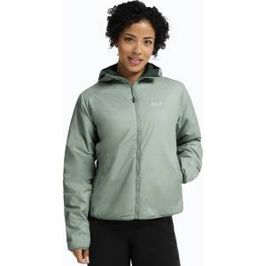 Jack Wolfskin Дамско ватирано яке Jack Wolfskin Trail Light Ins 2IN1 green zinnia