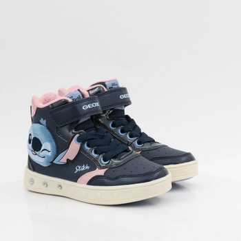 Geox Skylin svítící dětské tenisky Stitch J568WH-0BCKN-C0694